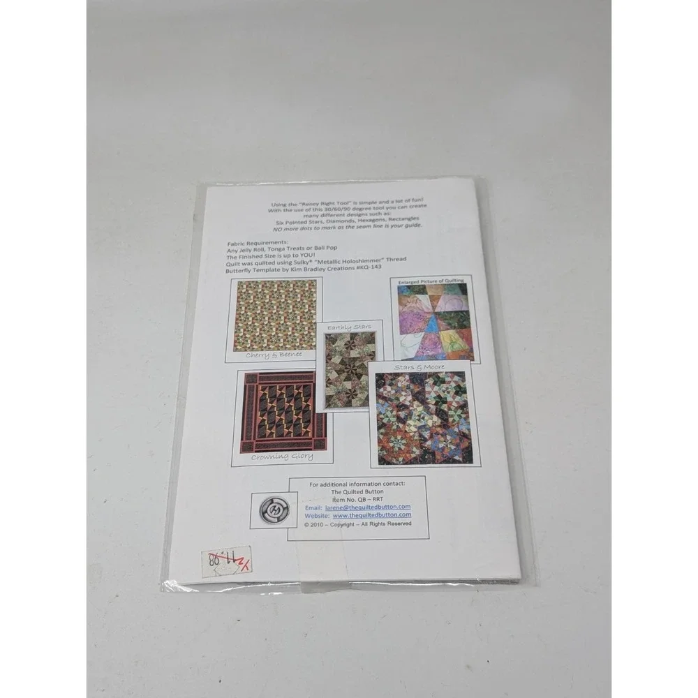 Reney Right Tool by the Quilted Button &‎ PMS Revolution Pattern